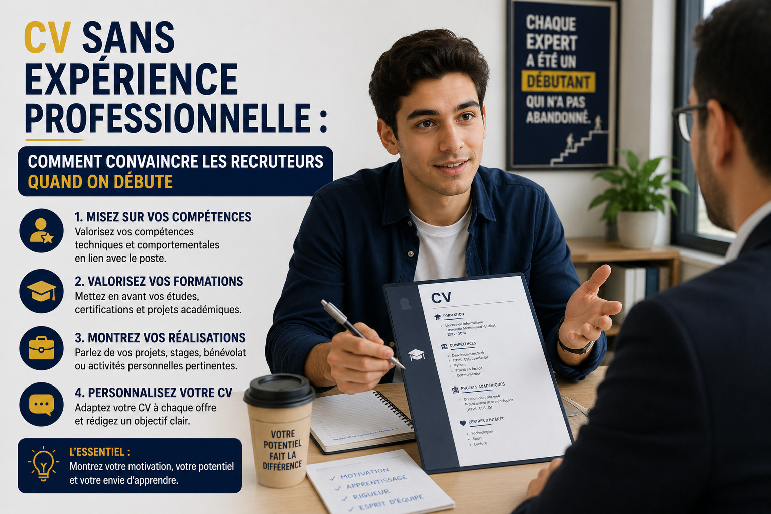 CV sans expérience professionnelle