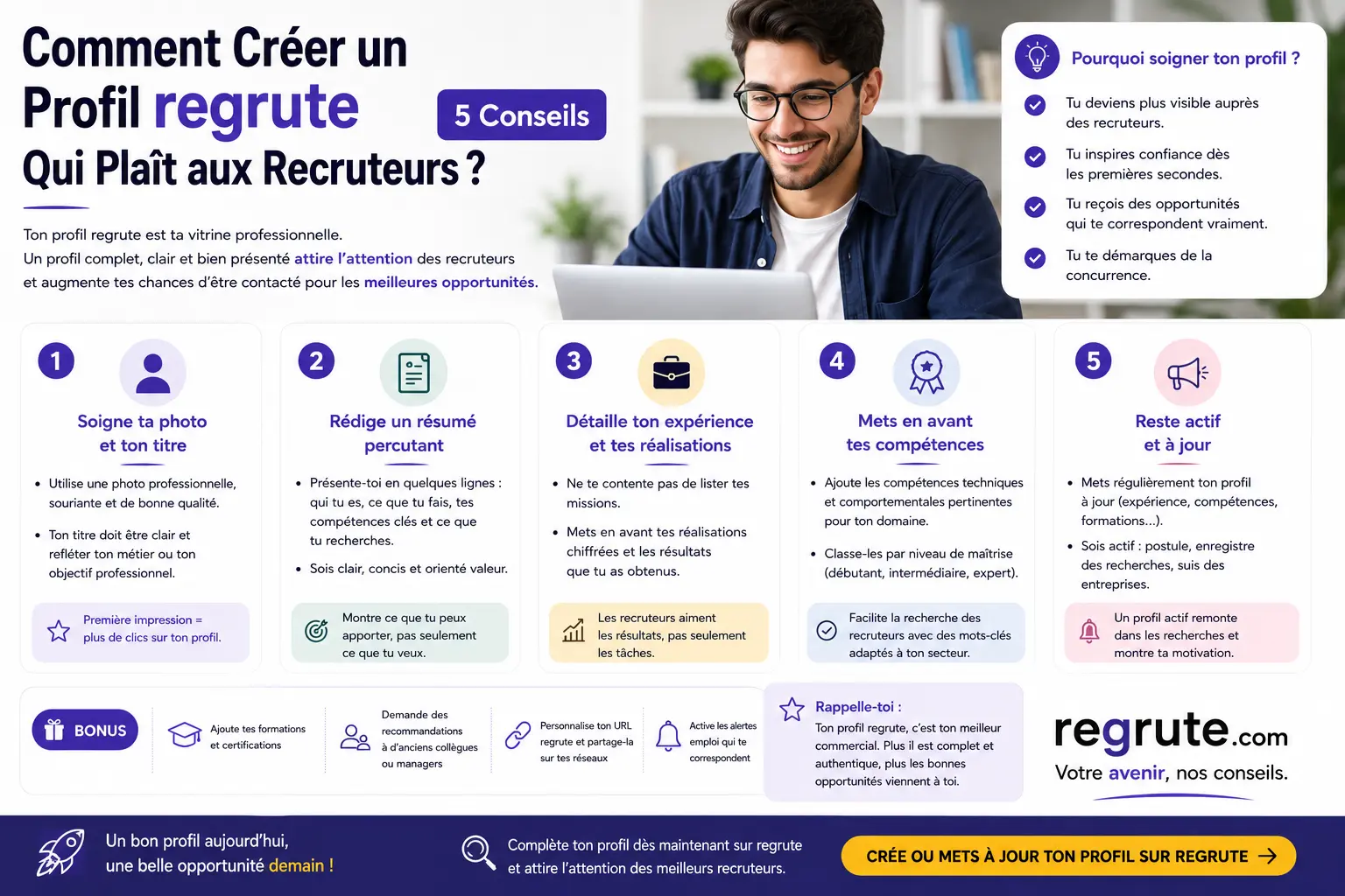 Comment Créer un Profil Rekrute Qui Plait aux Recruteurs