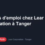 Offre d'emploi 5 offres d'emploi chez Lear Corporation à Tanger