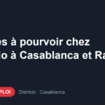 Offre d'emploi 6 postes à pourvoir chez Distribio à Casablanca et Rabat
