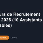 Offre d'emploi Concours de Recrutement OFPPT 2026 (10 Assistants Comptables)