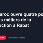 Offre d'emploi EMB Maroc ouvre quatre postes dans les métiers de la construction à Rabat