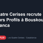 Offre d'emploi Les Quatre Cerises recrute Plusieurs Profils à Bouskoura et Casablanca